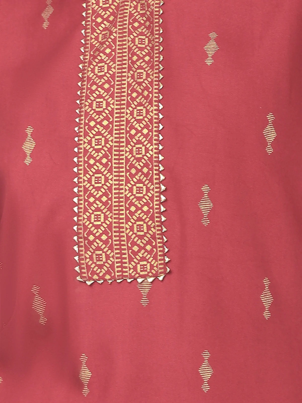 Buy రేయాన్ గోల్డ్ ప్రింటెడ్ ప్లాకెట్ మోకాలి పొడవు స్ట్రెయిట్ కుర్తా-మెరూన్