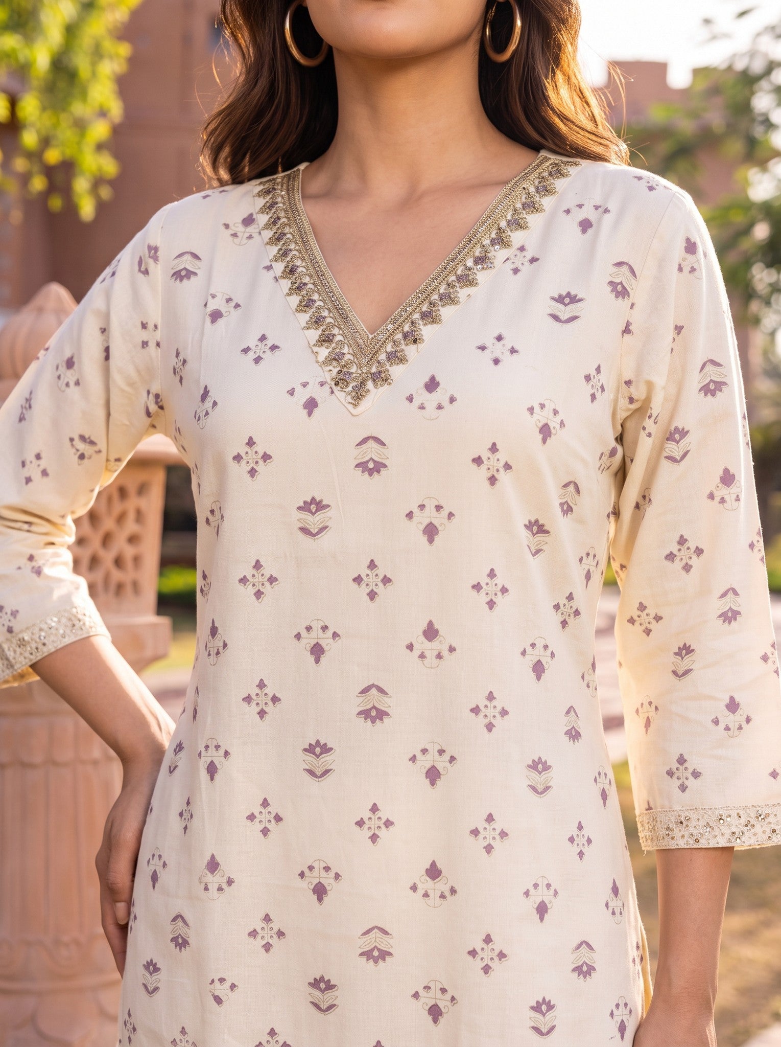 Rayon Embroidered Straight Calf Length Kurta
