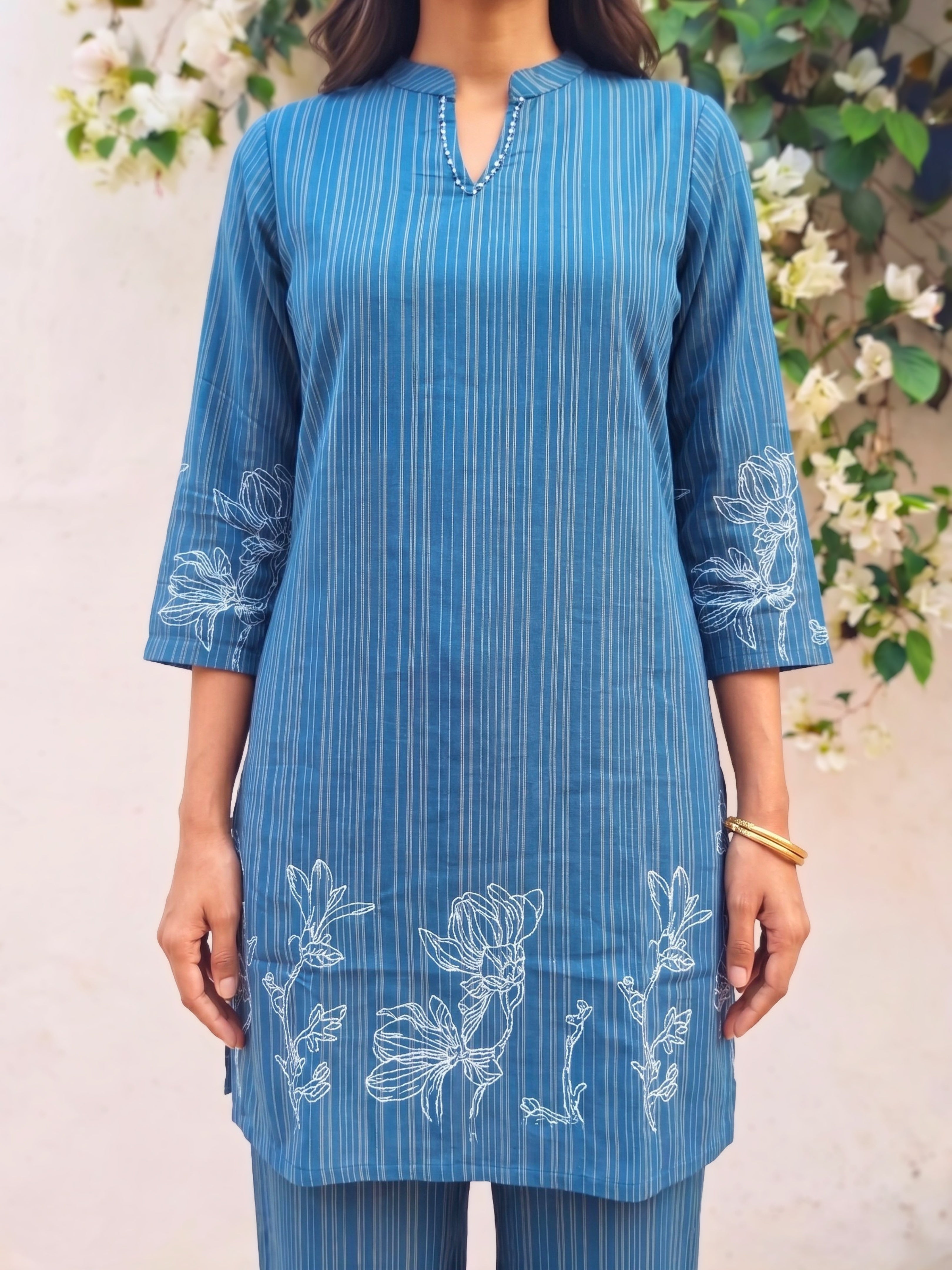 Rayon Printed Straight Co-Ord Set
