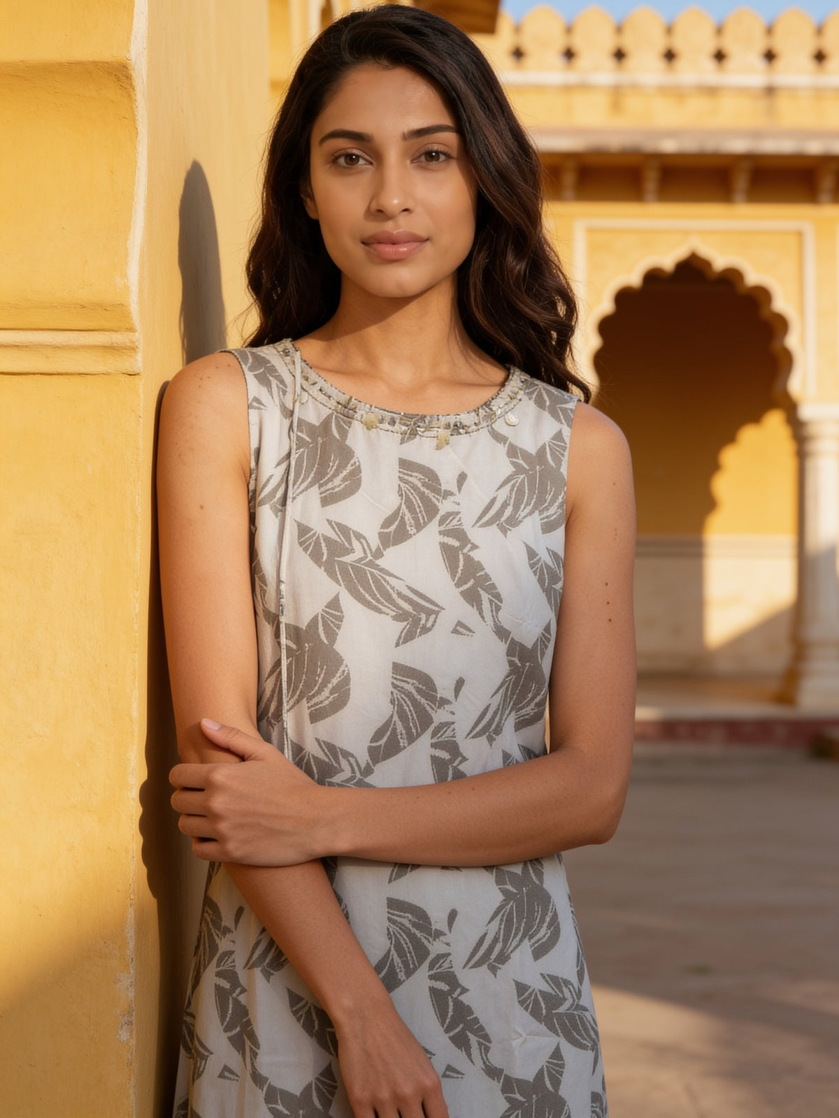 Rayon Printed Straight Calf Length Kurta With Pant