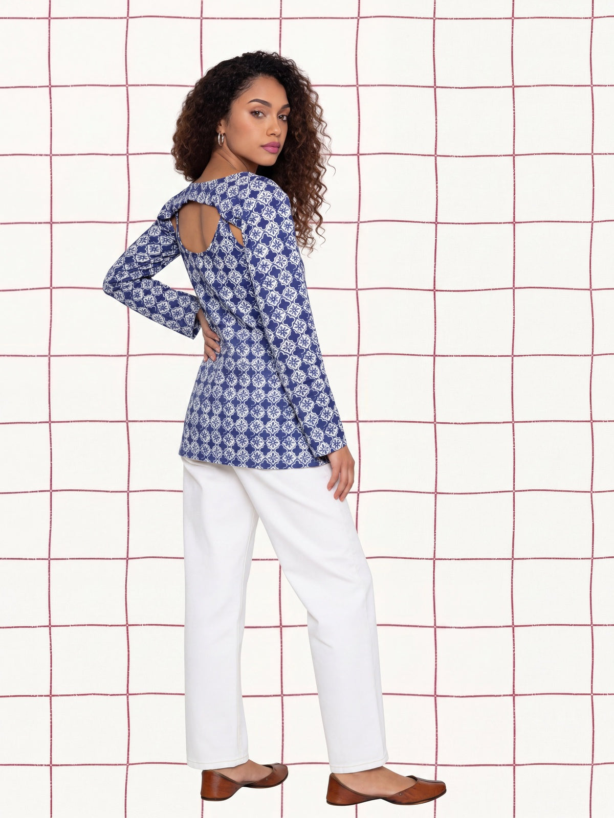 Cotton Printed Straight Tunic