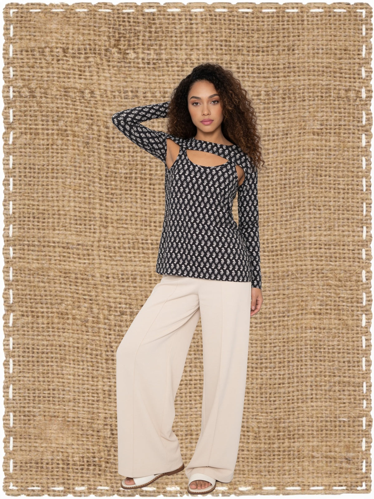 Cotton Printed Straight Tunic