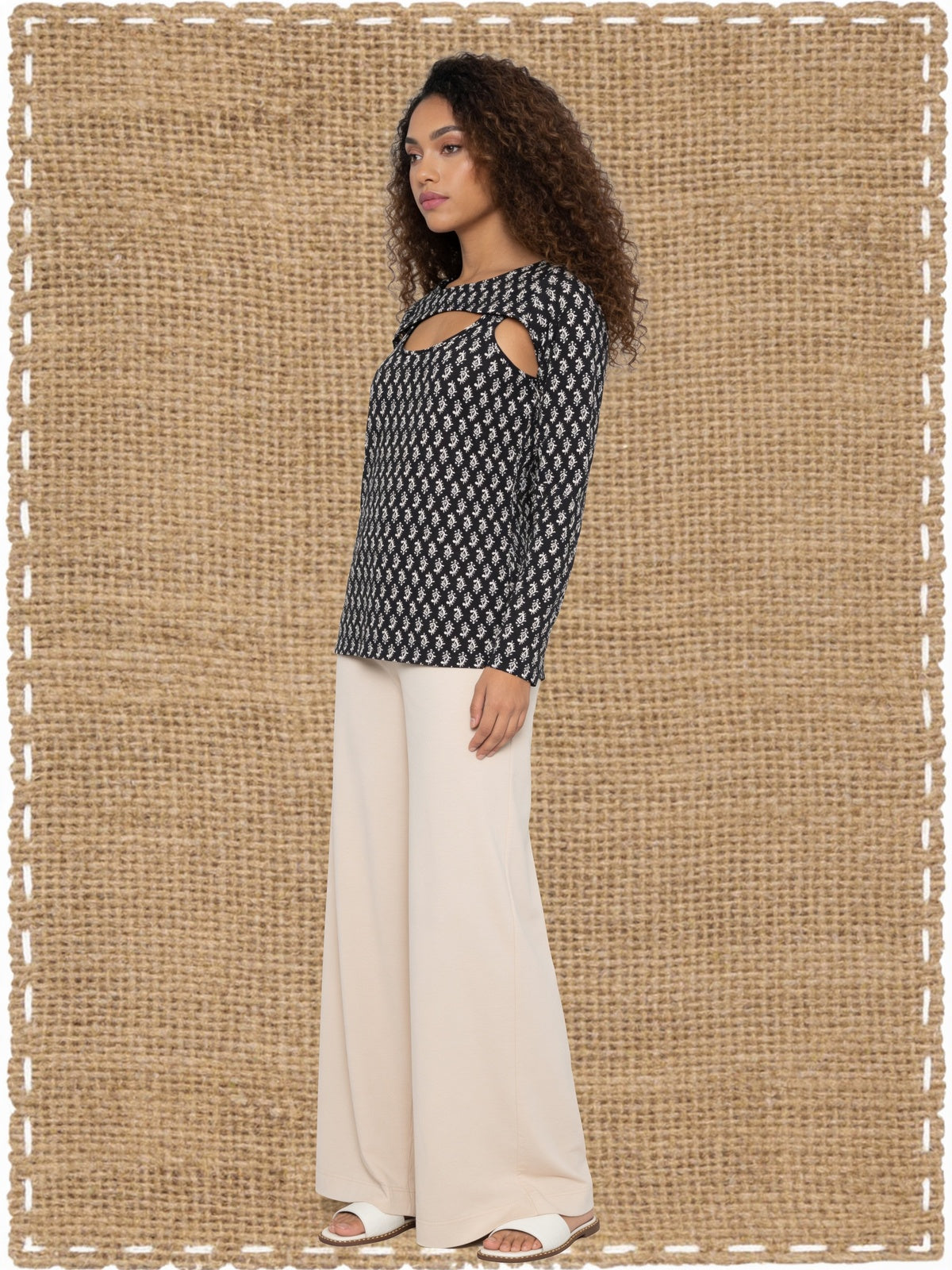 Cotton Printed Straight Tunic