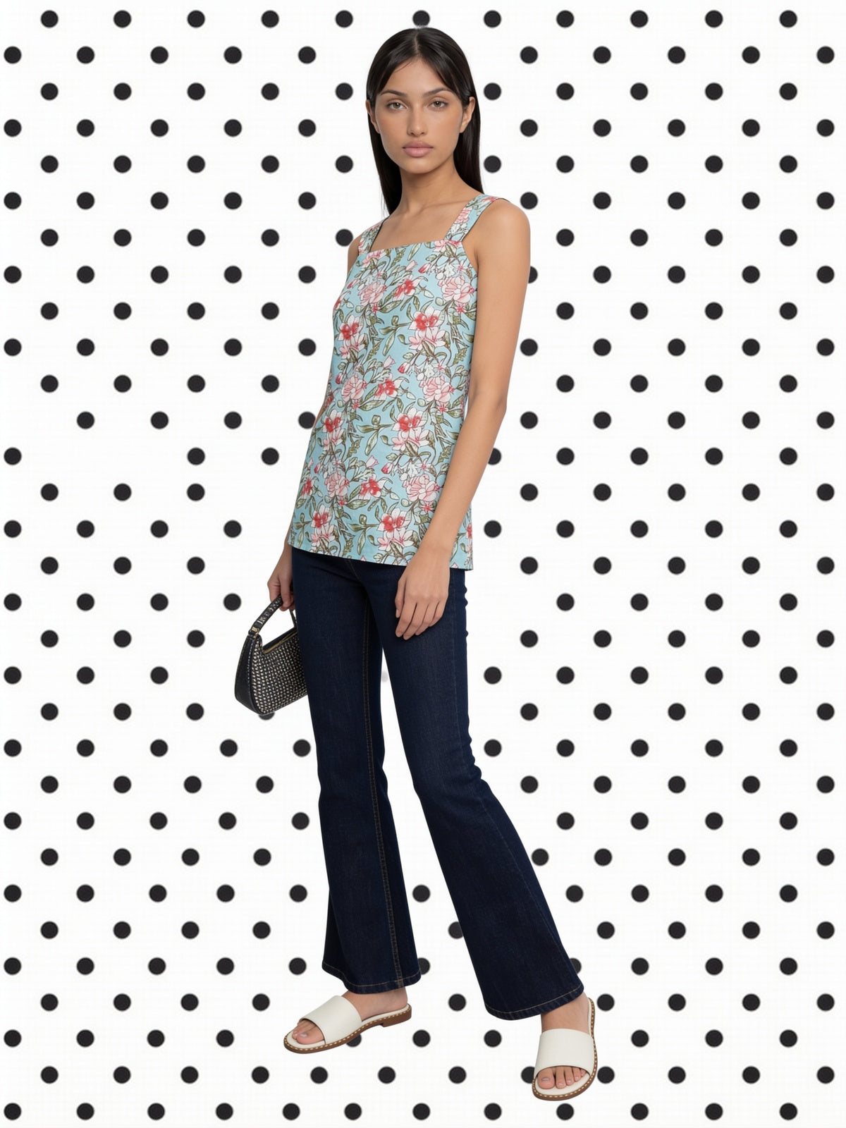 Cotton Printed Straight Tunic
