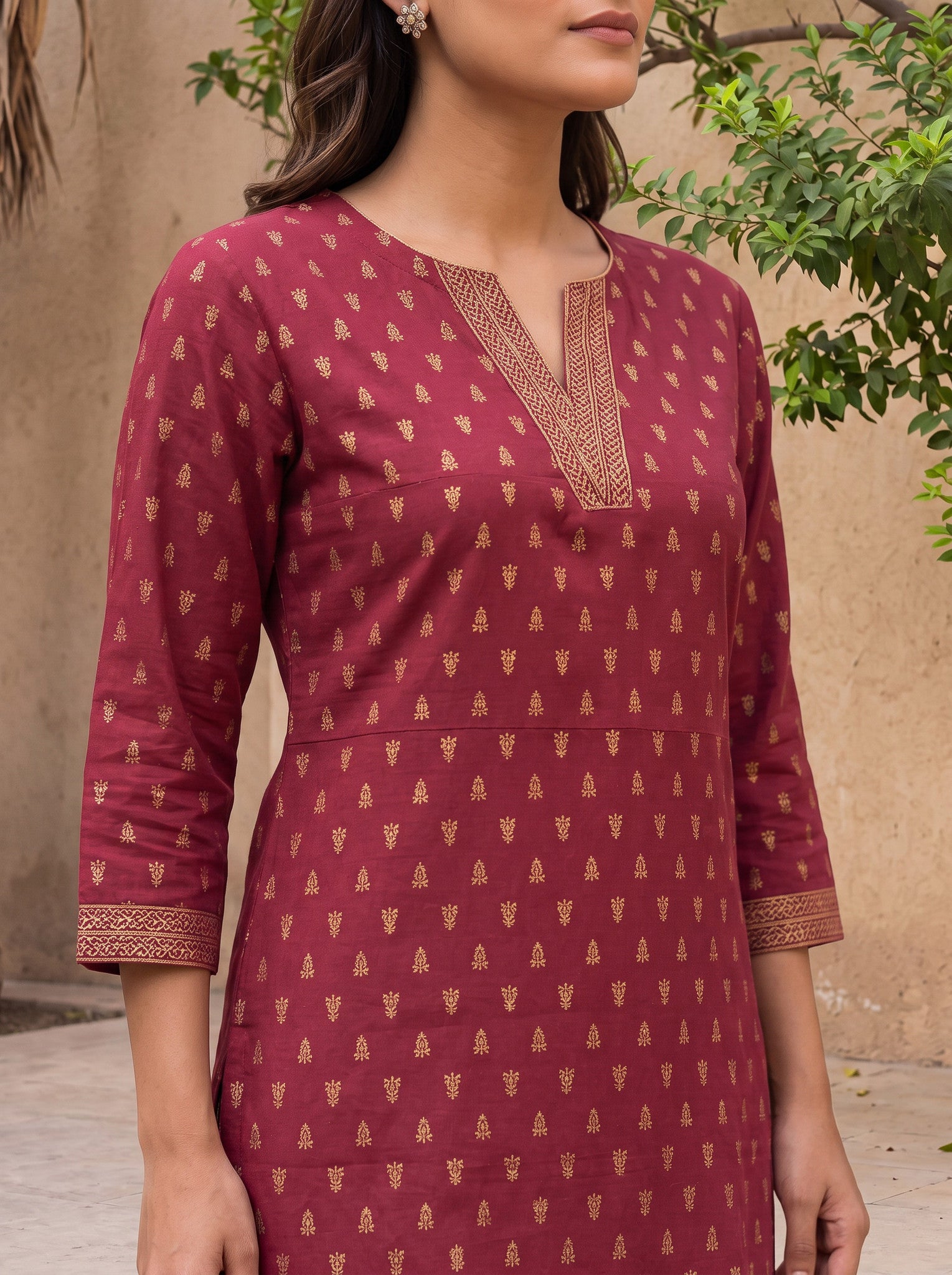 Rayon Printed Straight Short Length Short Kurta