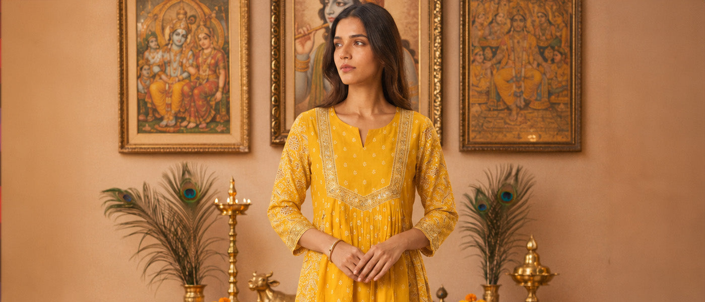 What to Wear on Janmashtami? Outfit Ideas to Try in 2026