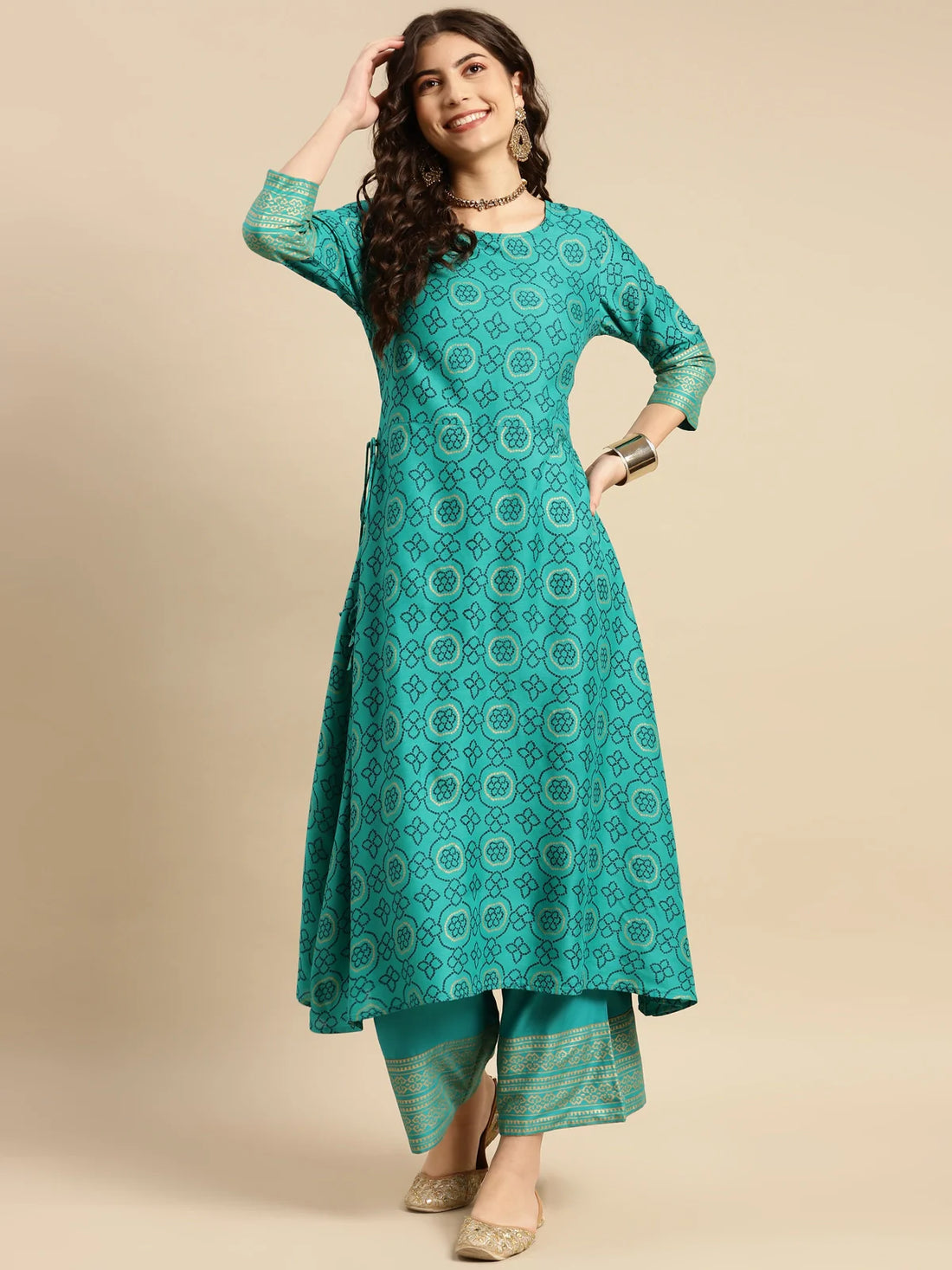 Party wear kurta with palazzo best sale