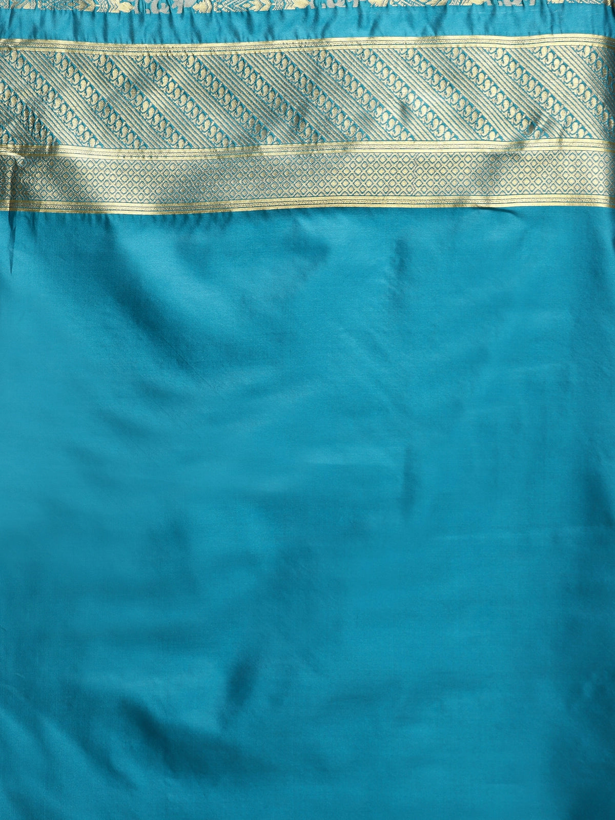 Buy Banarasi Silk Jacquard Saree With Blouse Piece-Sky Blue