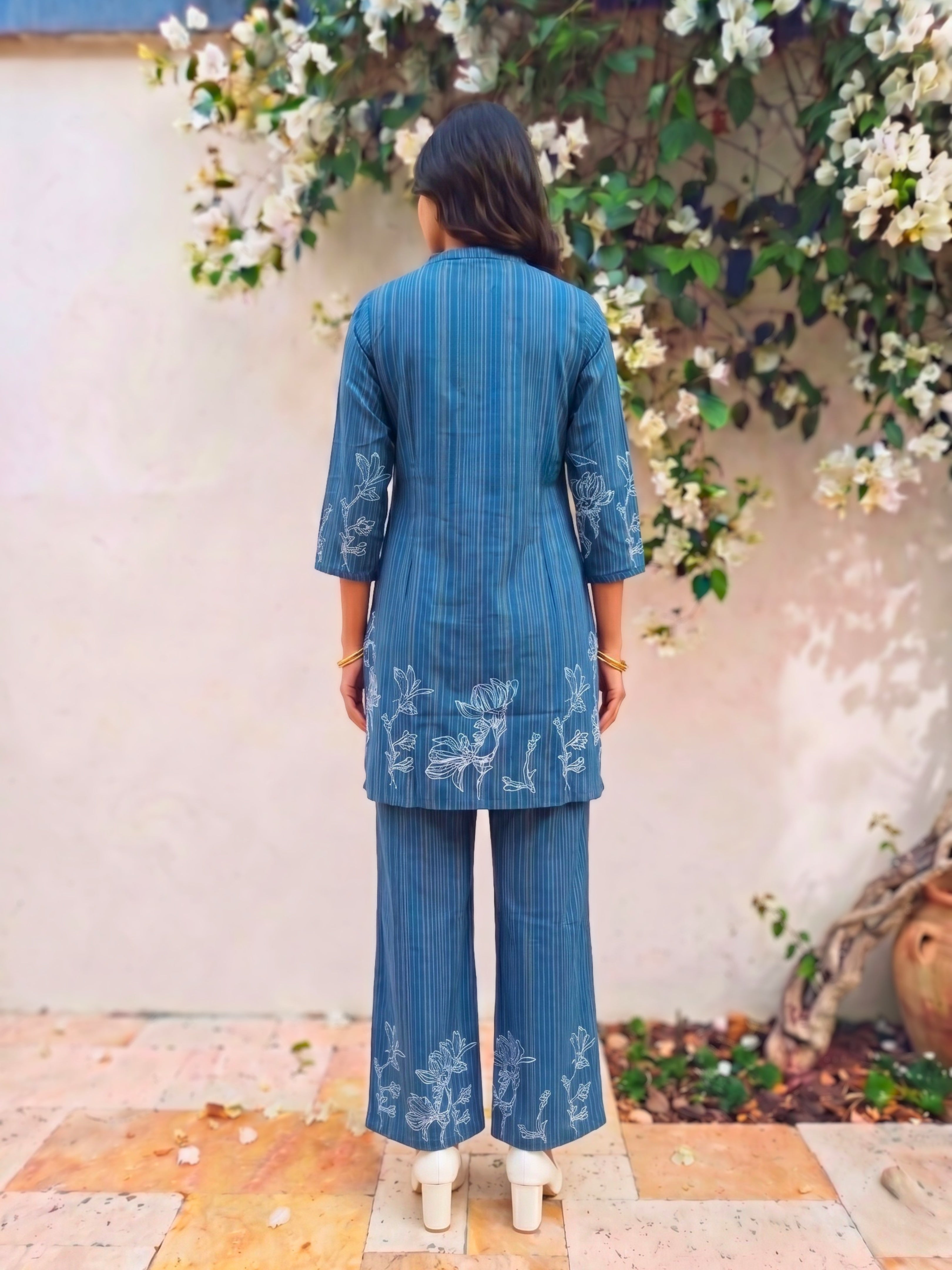 Rayon Printed Straight Co-Ord Set