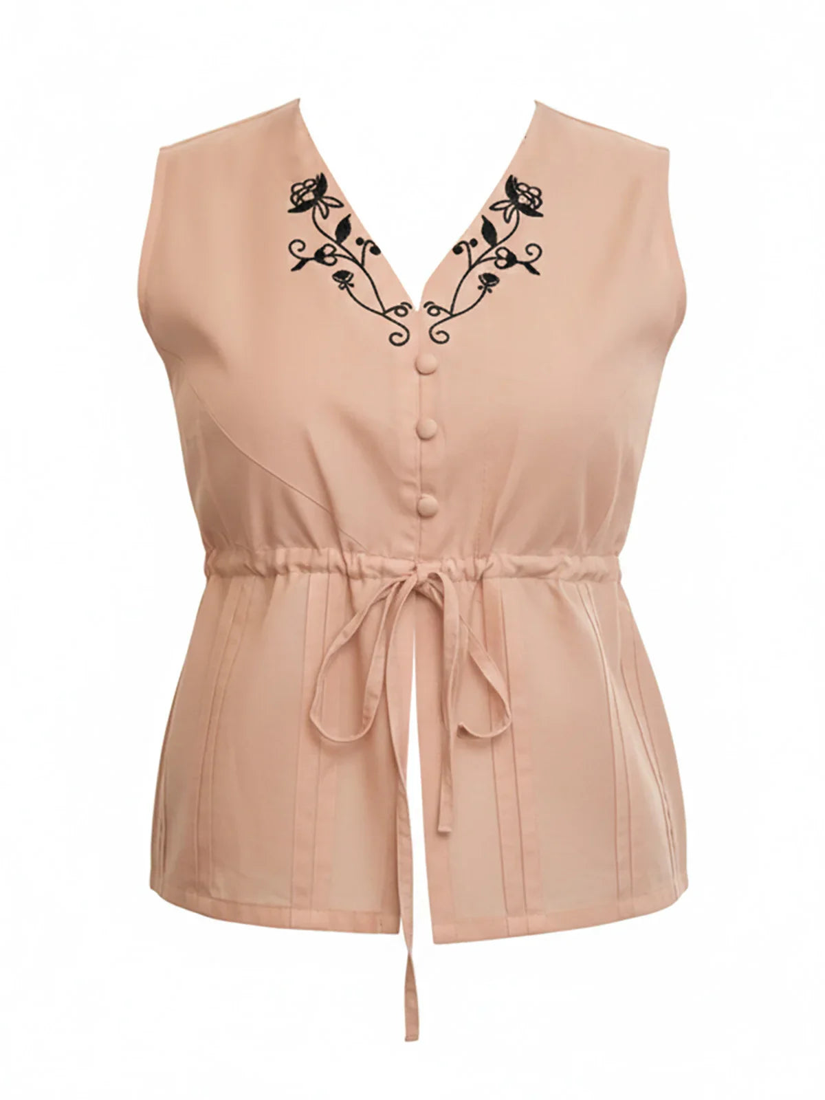 Buy Poly Viscose Solid Peplum Top-Black