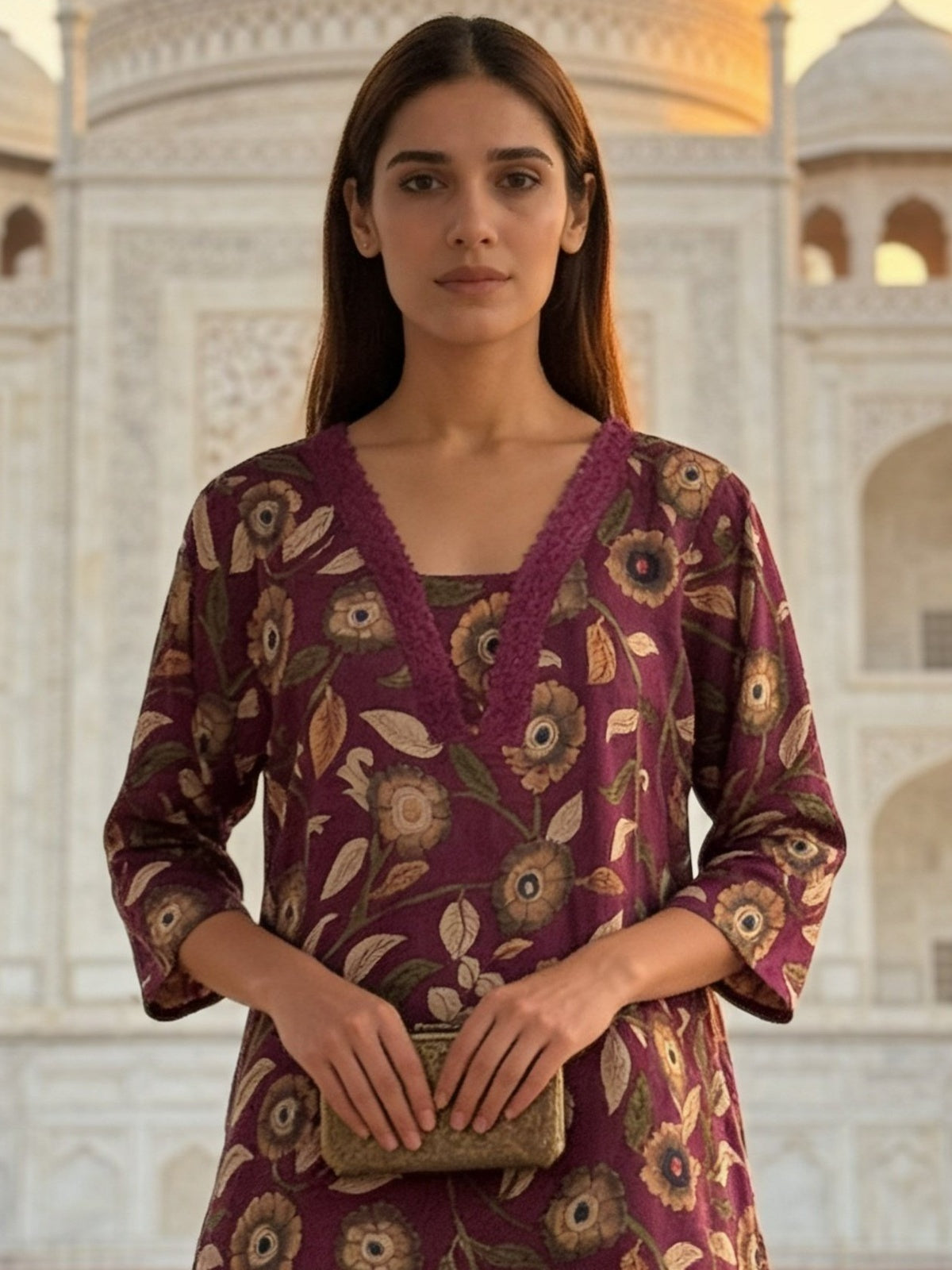 Cotton Printed Straight Co-Ord Set