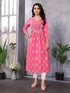a line kurta dress dress kurta ladies Varanga Women Orange Solid A-Line Kurta Paired With Tonal Bottom