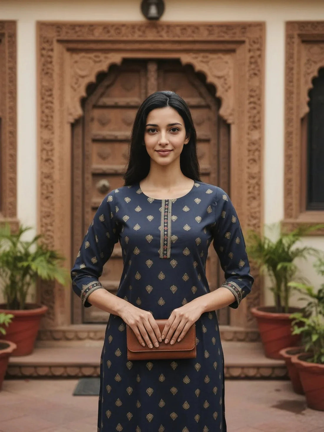 Buy Rayon Embroidered Straight Calf Length Kurta-Grey
