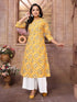 a line kurta dress Cotton A-line Kurta Set with Palazzo, Dual Side Pockets XXL/44