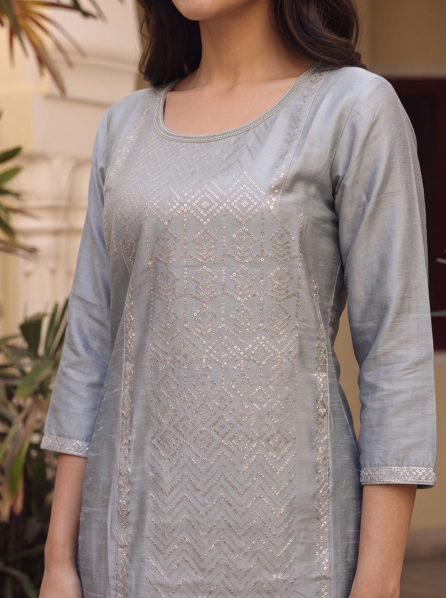 Viscose Printed Straight Knee Length Kurta