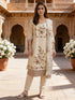 Viscose Embroidered Straight Calf Length Kurta With Pant and Dupatta