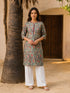 Cotton Printed Straight Knee Length Kurta