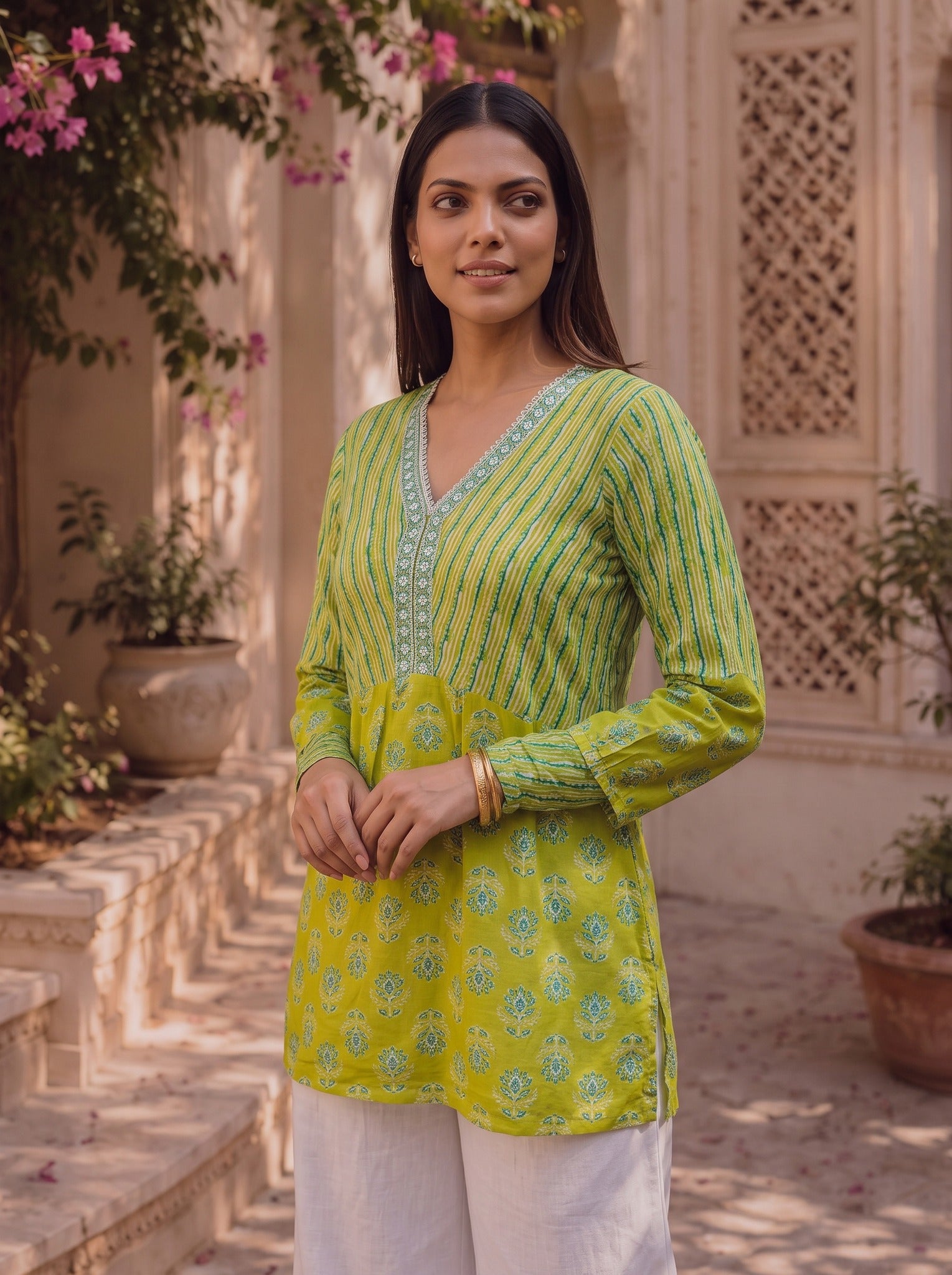Rayon Embroidered Straight Short Length Short Kurta