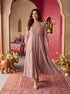 Viscose Printed Flared Calf Length Kurta