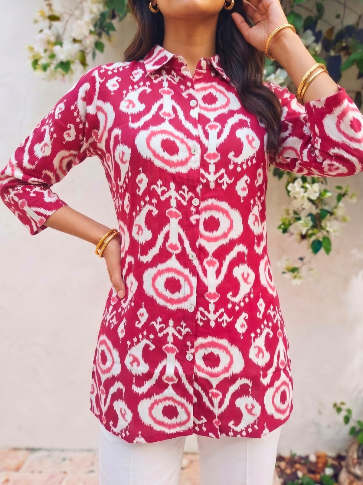 Rayon Printed Straight Co-Ord Set