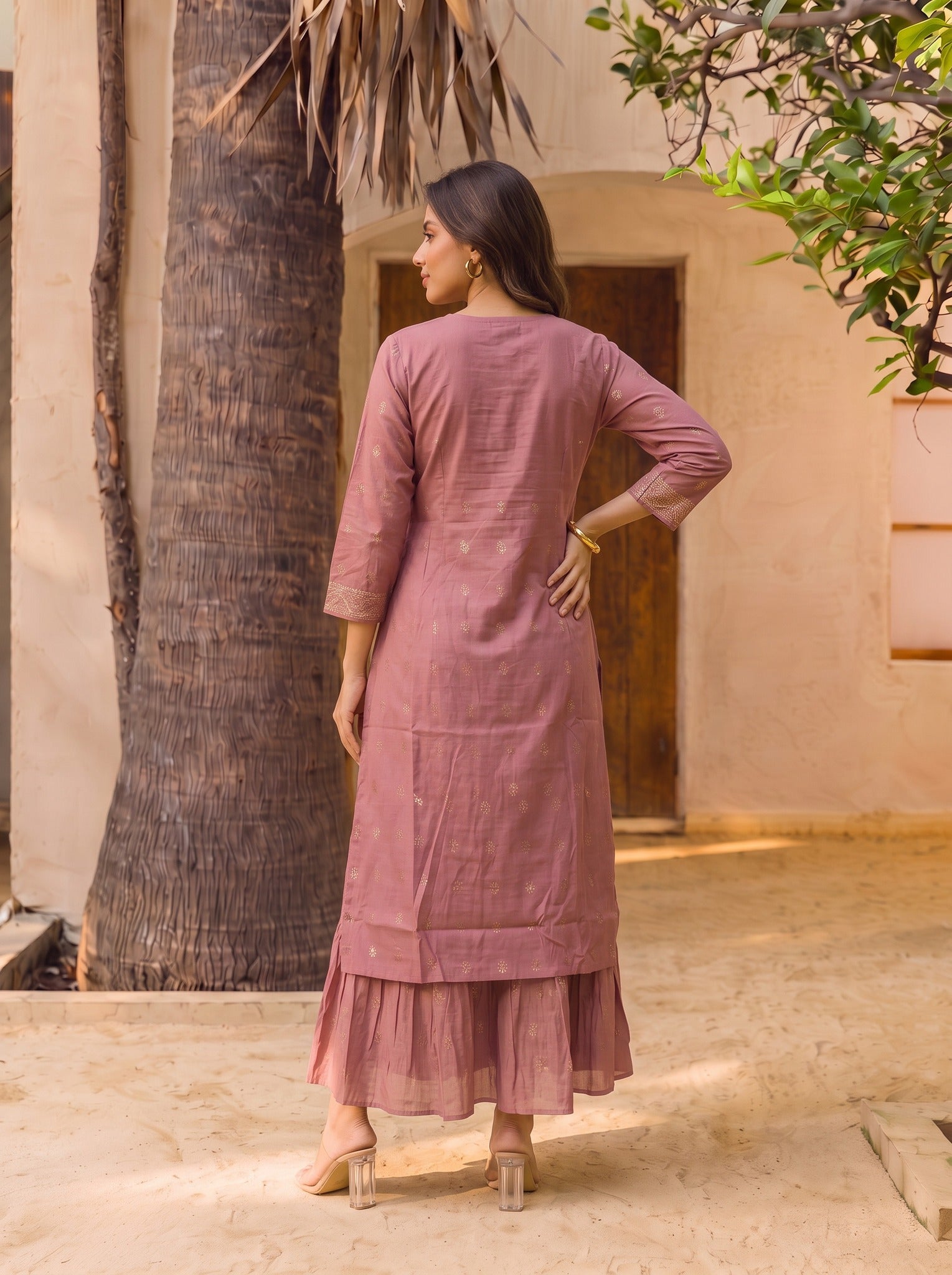 Viscose Embroidered Straight Calf Length Kurta